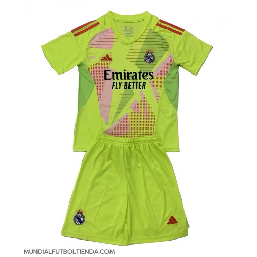 Camiseta Real Madrid Portero Tercera Equipación Replica 2024-25 para niños mangas cortas (+ Pantalones cortos)